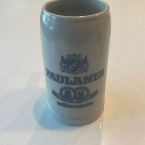 Paulander beer stein, Munchen Germany bought 40 years ago at Octoberfest, nice.